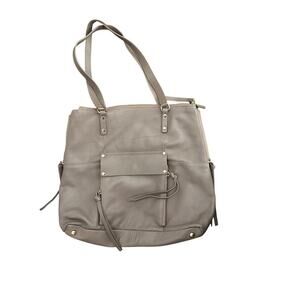 Kooba Women's Purple Anguilla Leather Front Pocket Everette Tote Bag